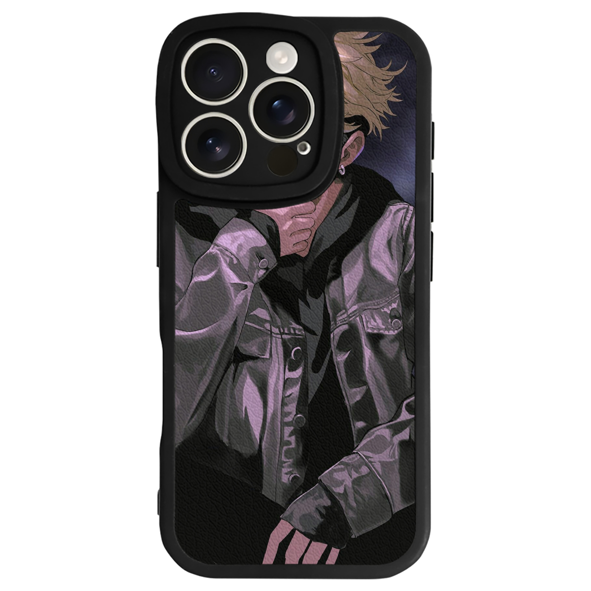 （画像用） 東京リベンジャーズ Tokyo Revengers 【iPhone 16シリーズ対応】シリコンスマホケース（レザー調） 材質：シリコン